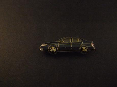 Saab 9-5 Aero hogere middenklasse 2000-2001 donkerblauw